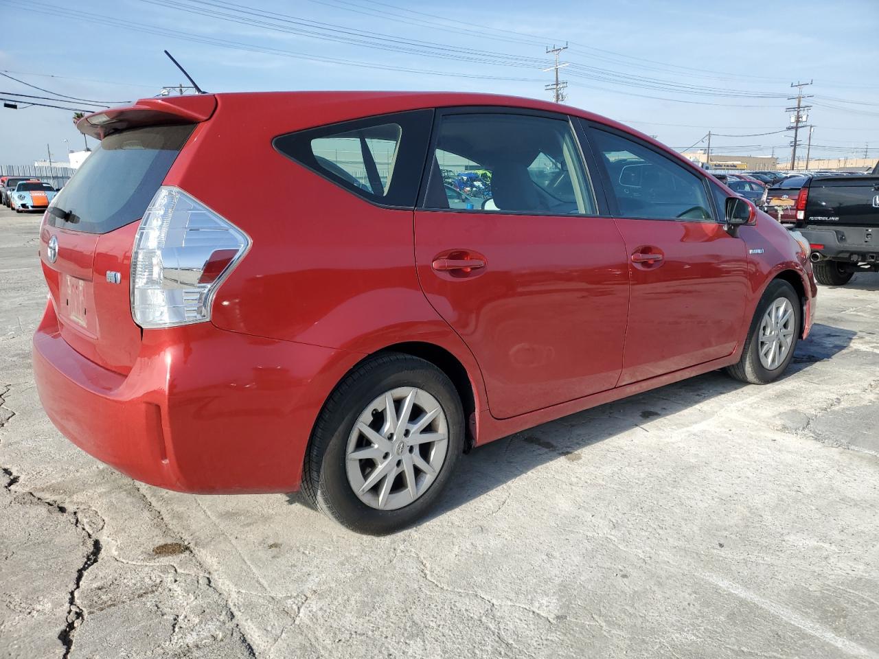 2013 Toyota Prius VIN JTDZN3EUXD3273716 Copart auction photo, vandalism damage thumbnail 3