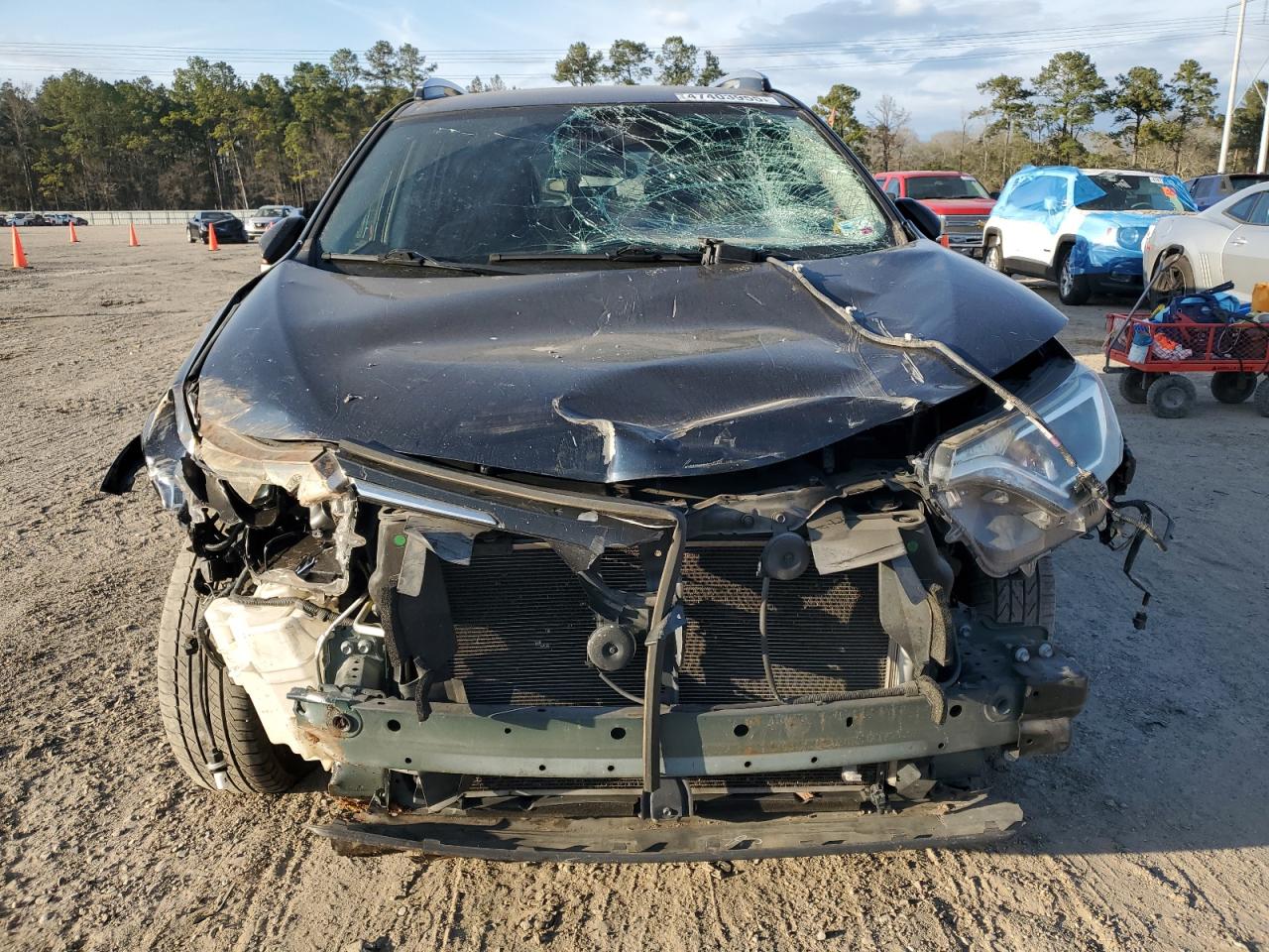 2018 Toyota RAV 4 VIN JTMZFREVXJJ742156 Copart auction photo, front end damage thumbnail 5