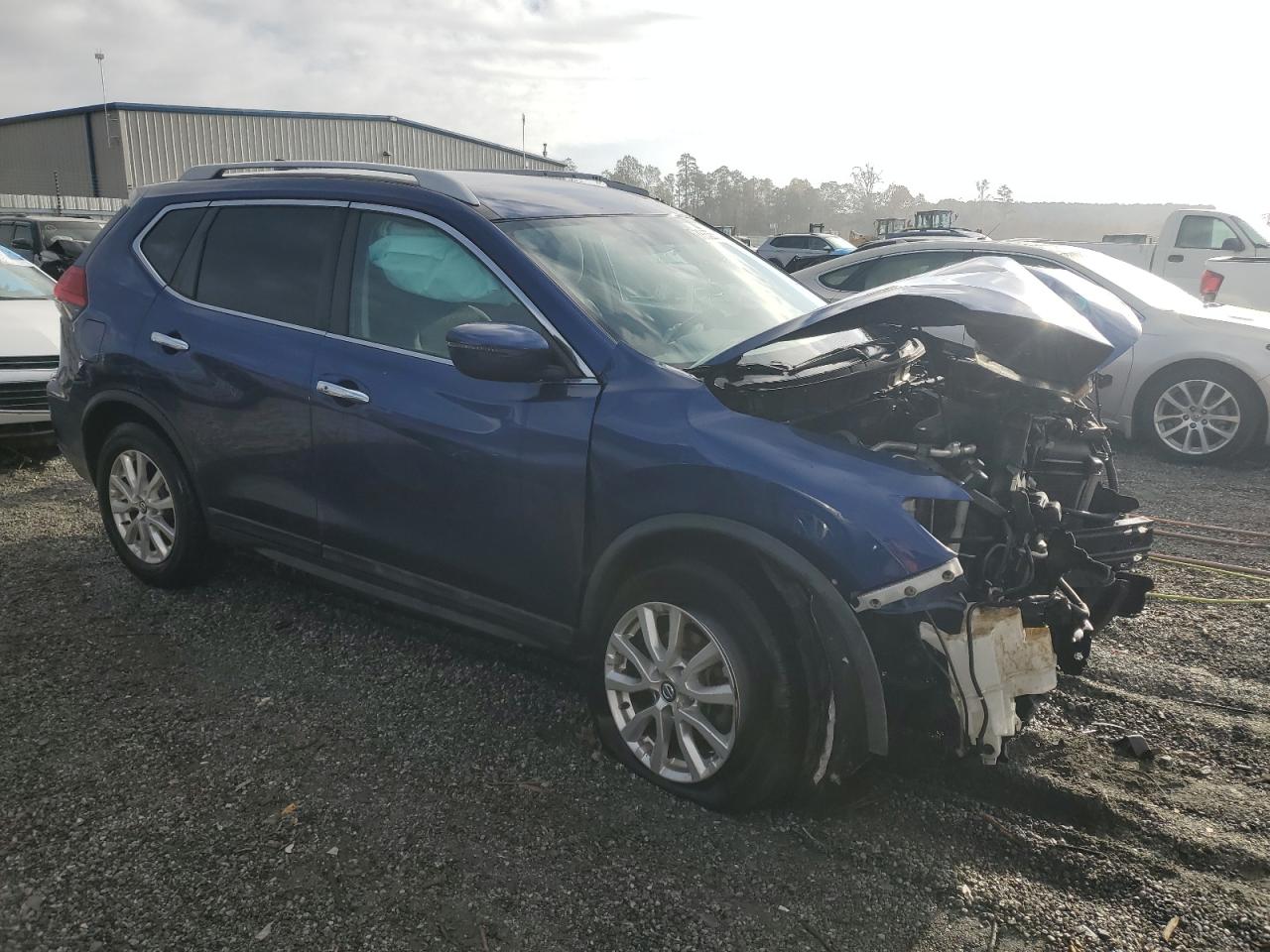 2017 Nissan Rogue VIN 5N1AT2MV9HC849062 Copart auction photo, front end / rear end damage thumbnail 4