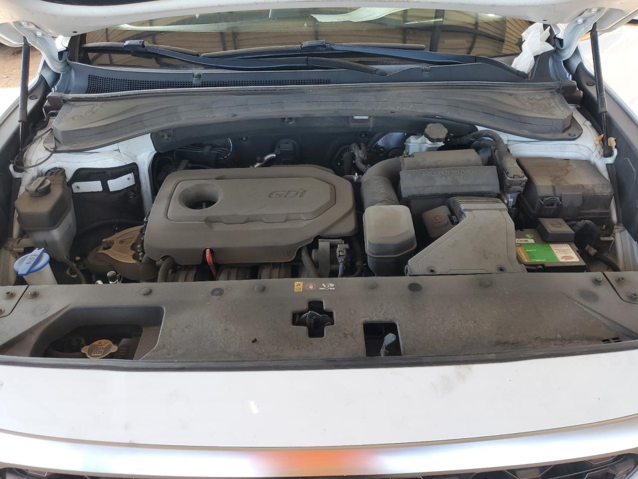 2019 Hyundai Santa Fe VIN 5NMS53AD2KH076478 Copart auction photo, side damage thumbnail 12