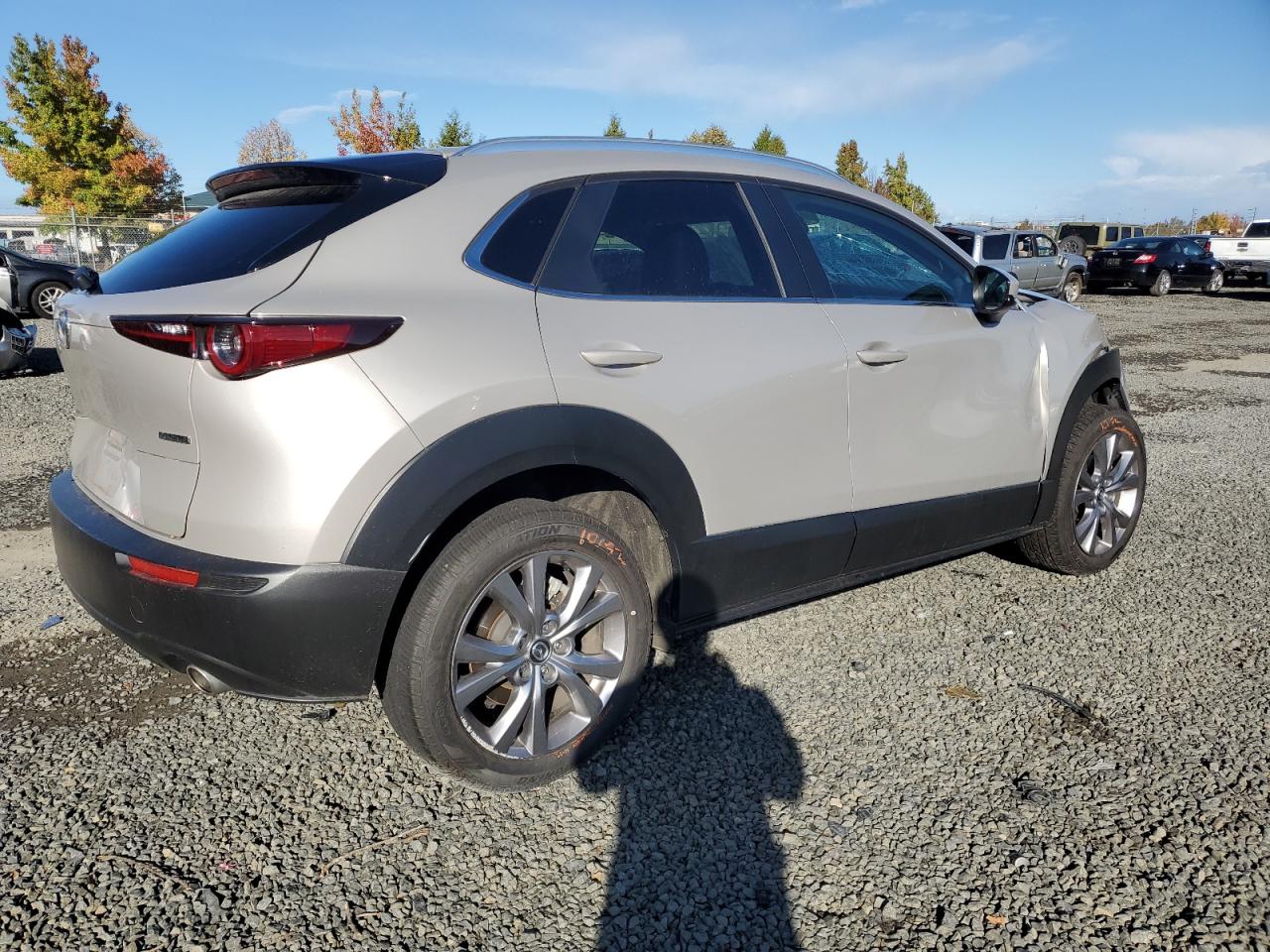2022 Mazda CX-30 VIN 3MVDMBCL9NM424951 Copart auction photo, front end / side damage thumbnail 3