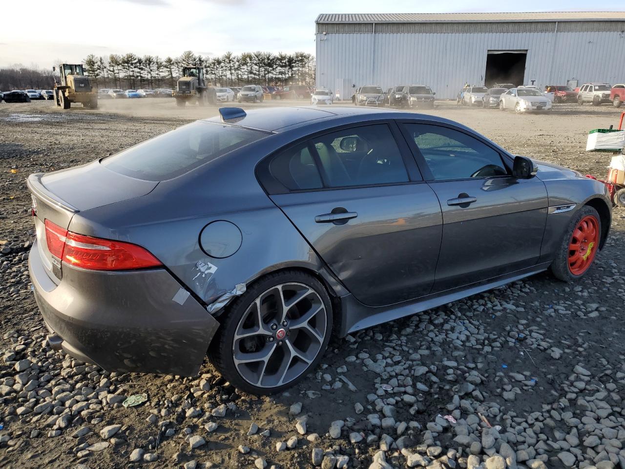 2017 Jaguar XE VIN SAJAL4BV8HA976238 Copart auction photo, rear end / side damage thumbnail 3