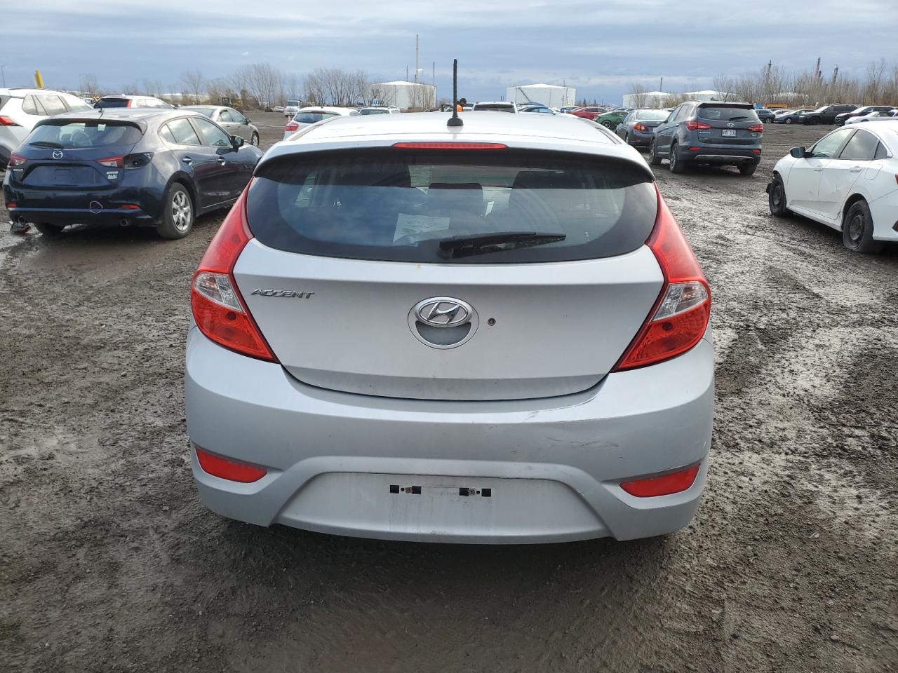 2014 Hyundai Accent VIN KMHCT5AE3EU156427 Copart auction photo, front end damage thumbnail 6