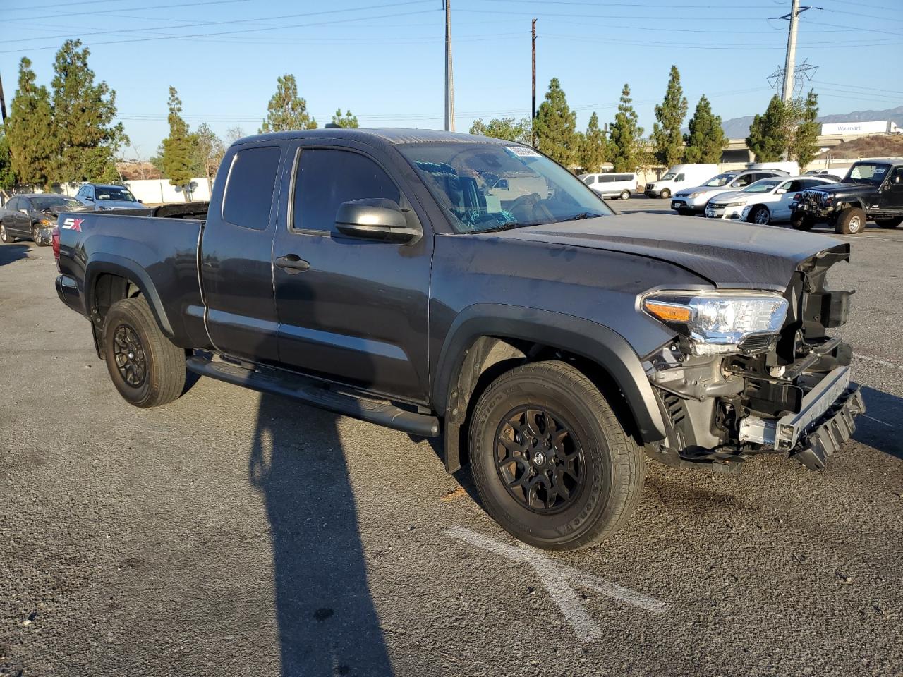 2020 Toyota Tacoma VIN 3TYRX5GN0LT000510 Copart auction photo, all over damage thumbnail 4