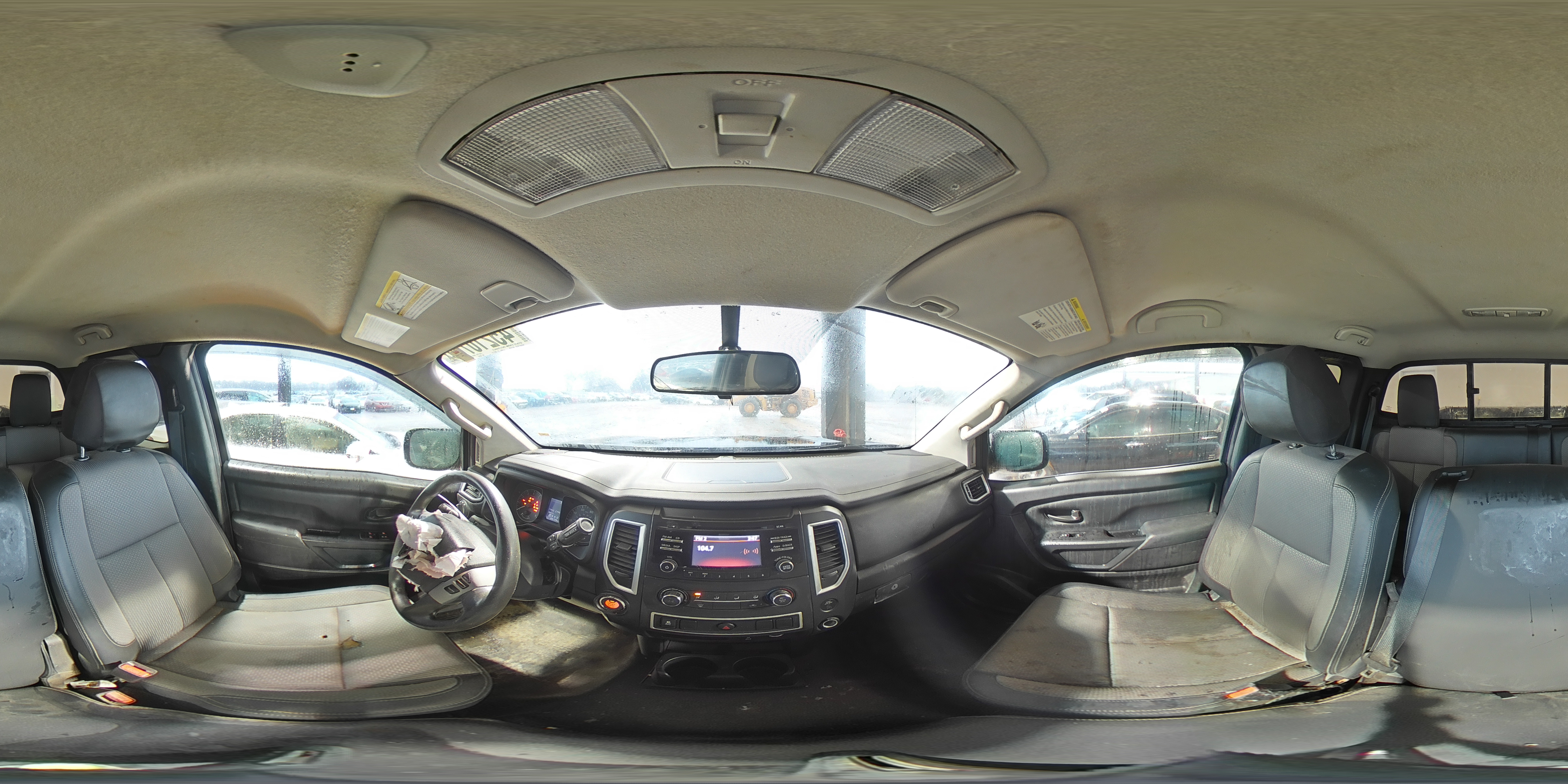 2017 Nissan Titan VIN 1N6AA1CK1HN562022 Copart auction photo, front end damage thumbnail 15