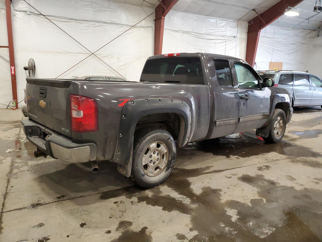 2011 Chevrolet Silverado VIN 1GCRKSE34BZ354957 Copart auction photo, front end / all over damage thumbnail 3