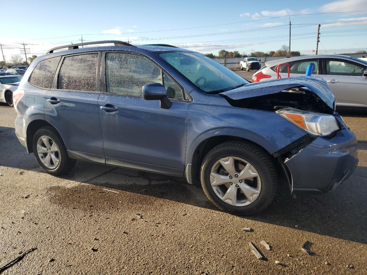 2014 Subaru Forester VIN JF2SJAEC0EH461711 Copart auction photo, front end damage thumbnail 4