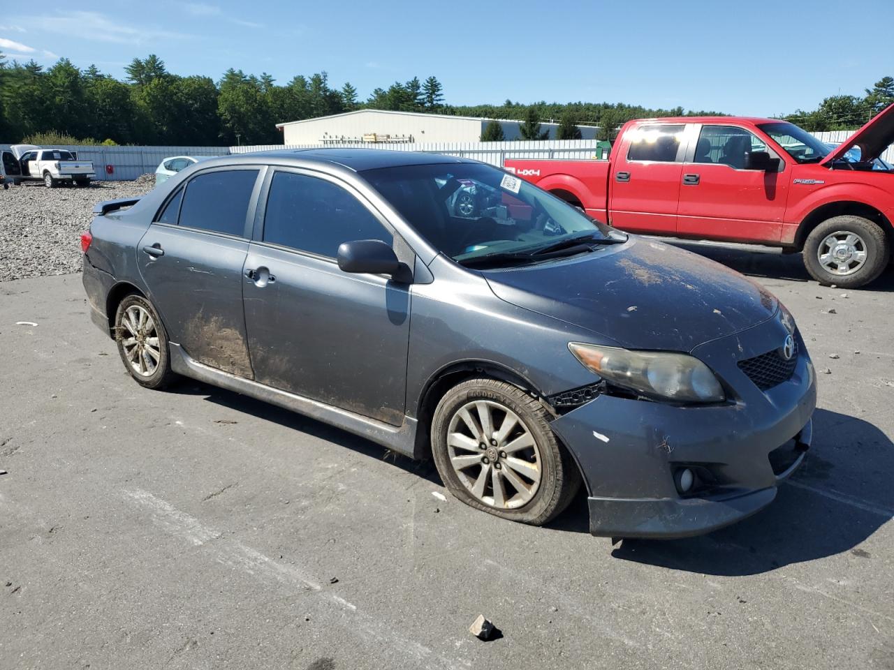 2010 Toyota Corolla VIN 2T1BU4EE0AC457181 Copart auction photo, all over damage thumbnail 4