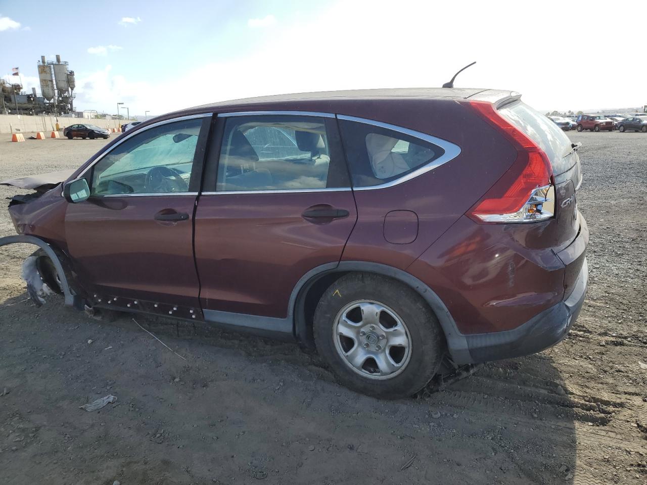 2013 Honda CR-V VIN 5J6RM3H34DL023906 Copart auction photo, front end / minor dent/scratches damage thumbnail 2