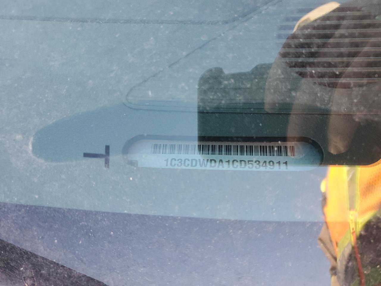 2012 Dodge Caliber VIN 1C3CDWDA1CD534911 Copart auction photo, side damage thumbnail 12