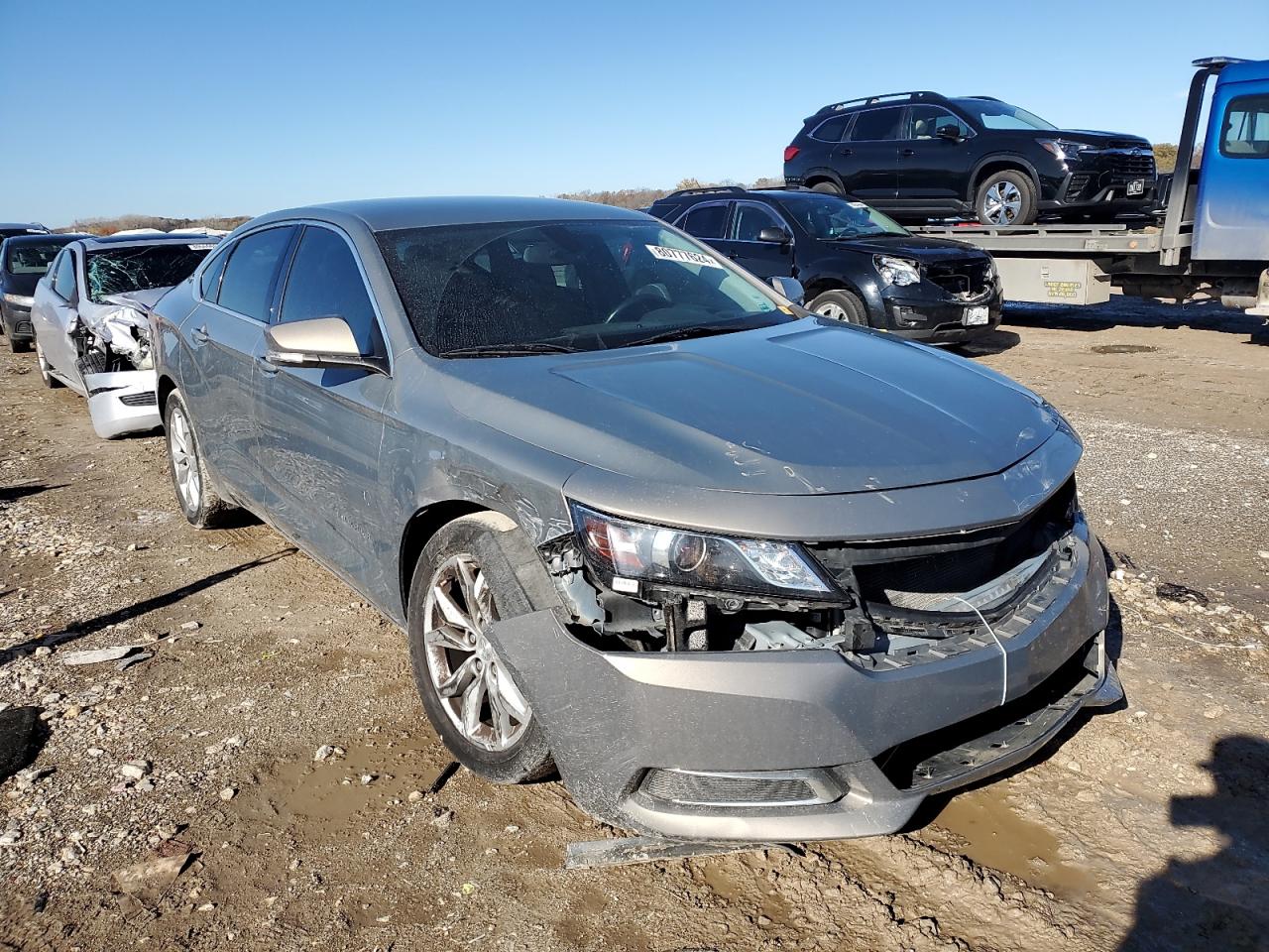 2017 Chevrolet Impala VIN 2G1105S34H9165987 Copart auction photo, front end damage thumbnail 4