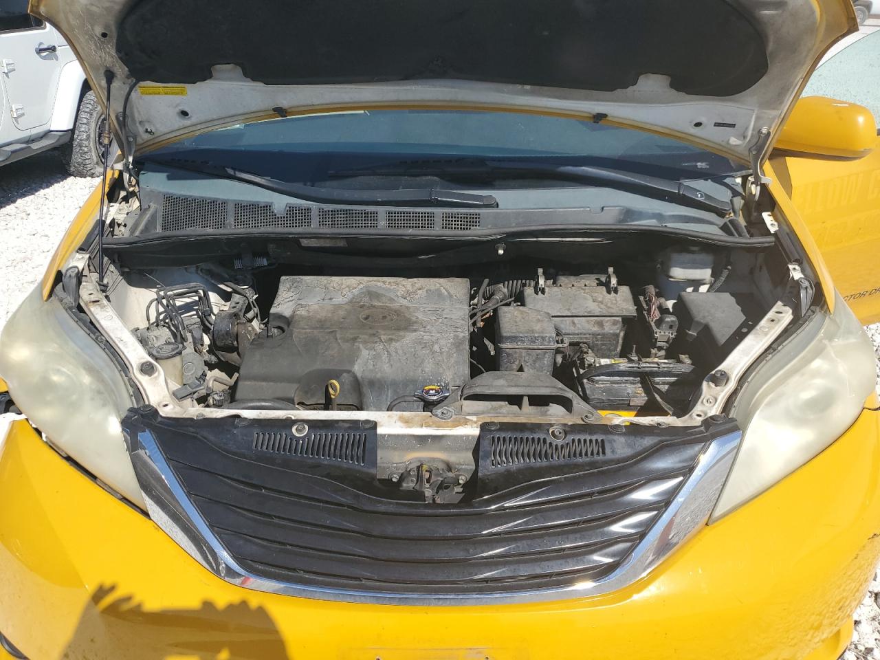 2013 Toyota Sienna VIN 5TDKK3DC5DS335220 Copart auction photo, front end damage thumbnail 12