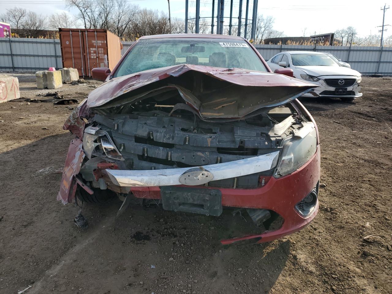 2010 Ford Fusion VIN 3FAHP0HA5AR124459 Copart auction photo, front end damage thumbnail 5