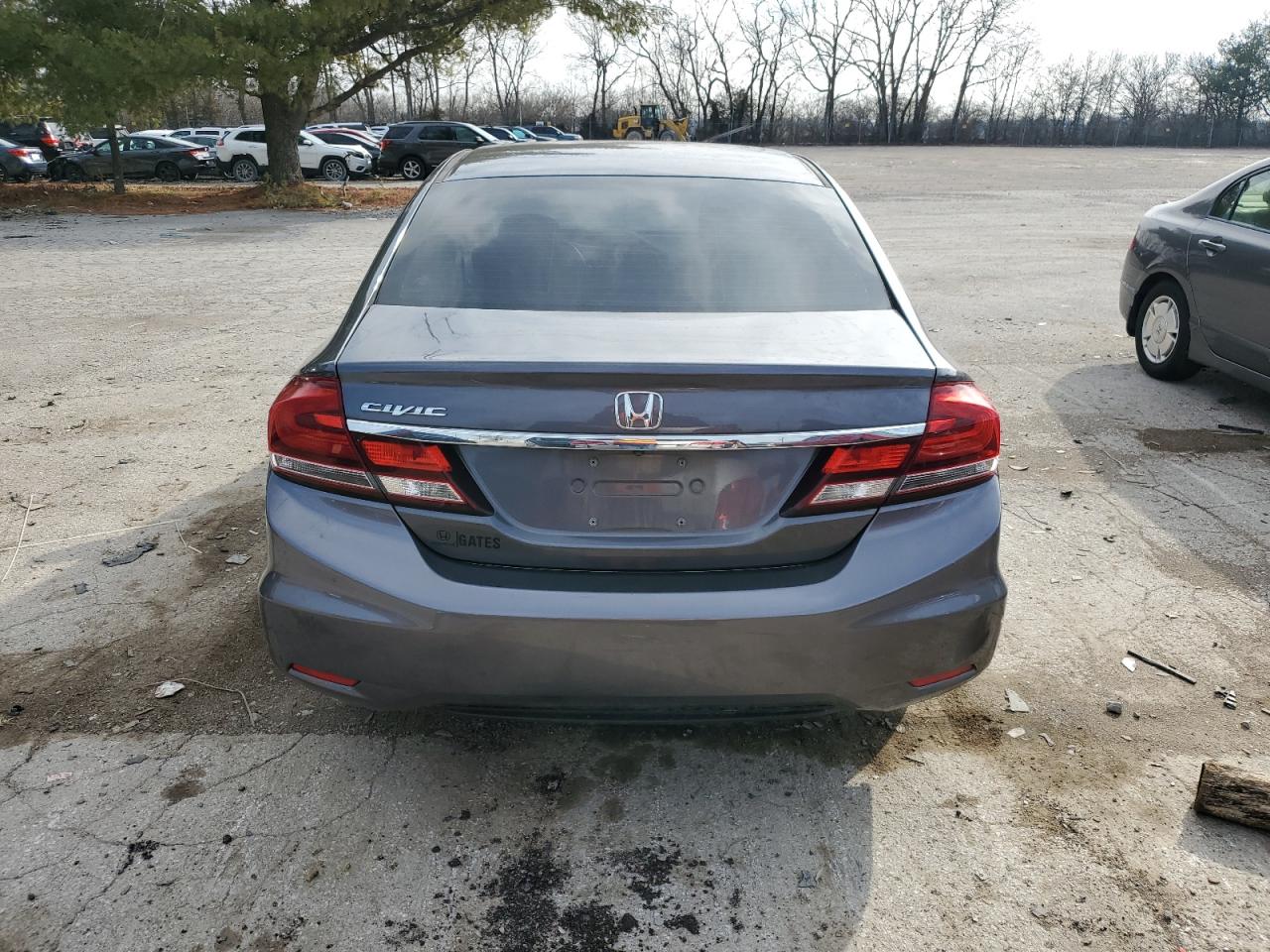 2015 Honda Civic VIN 19XFB2F56FE076079 Copart auction photo, front end / rear end damage thumbnail 6
