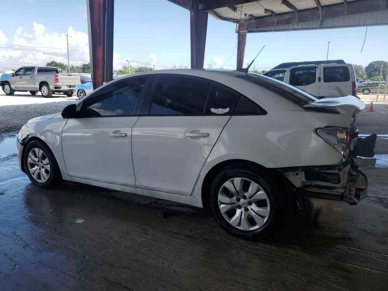 2014 Chevrolet Cruze VIN 1G1PA5SH4E7197130 Copart auction photo, rear end damage thumbnail 2