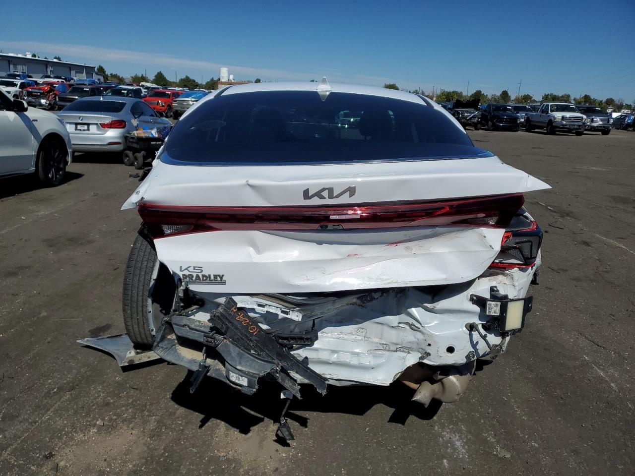 2023 KIA K5 VIN 5XXG14J27PG190598 Copart auction photo, rear end damage thumbnail 6