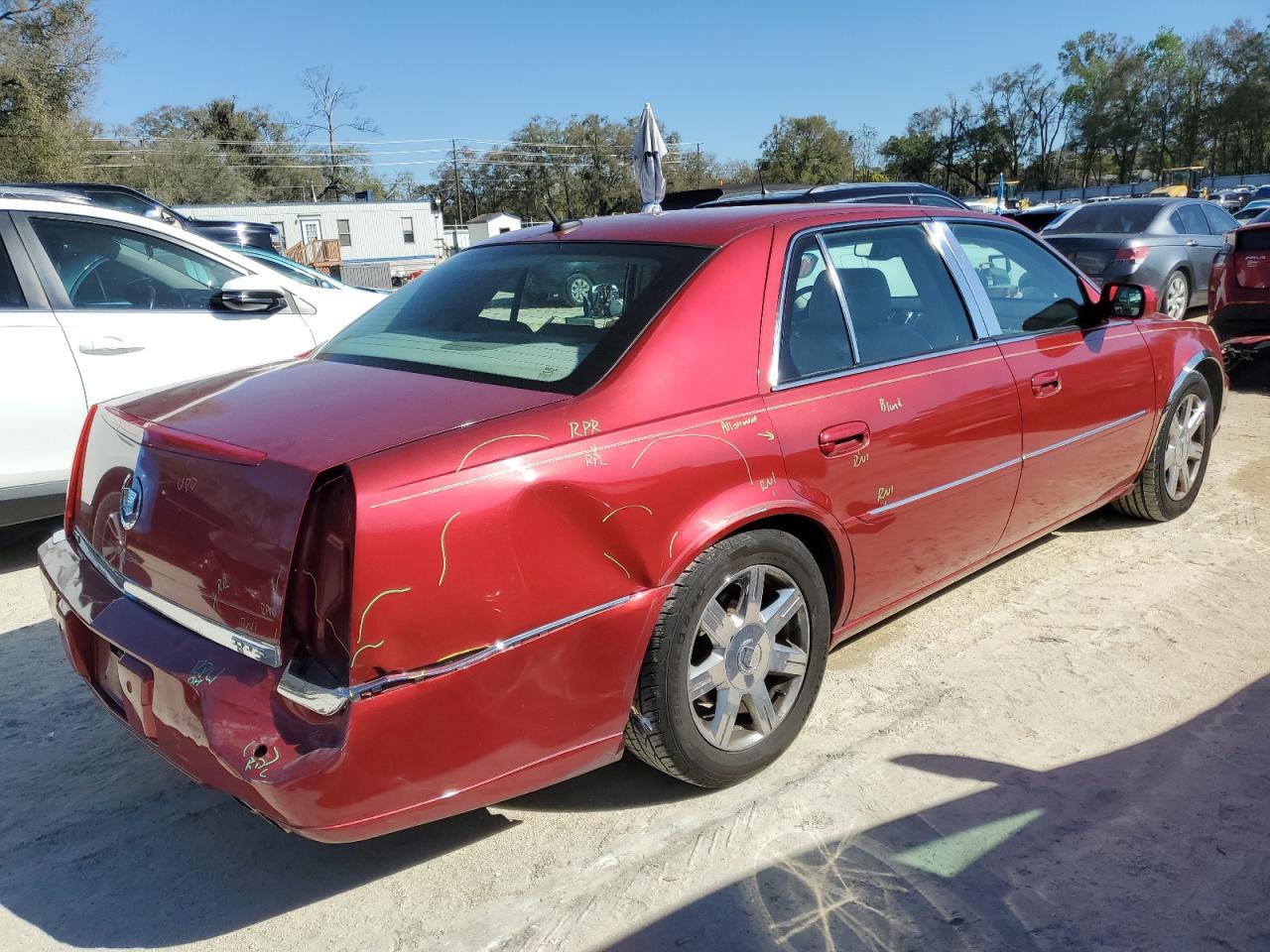 2007 Cadillac DTS VIN 1G6KD57Y67U181293 Copart auction photo, rear end damage thumbnail 3