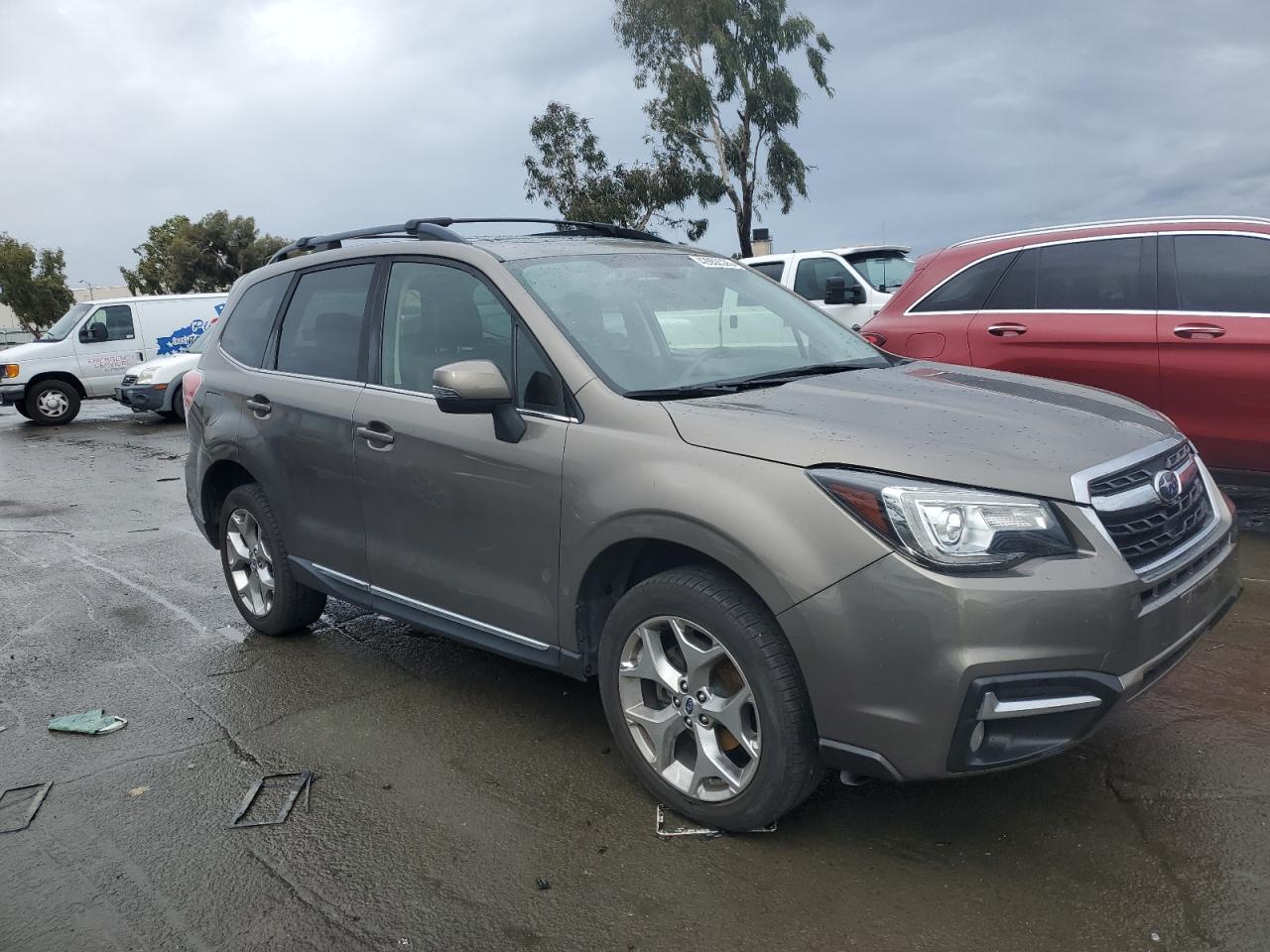 2017 Subaru Forester VIN JF2SJAWC7HH812181 Copart auction photo, side damage thumbnail 4
