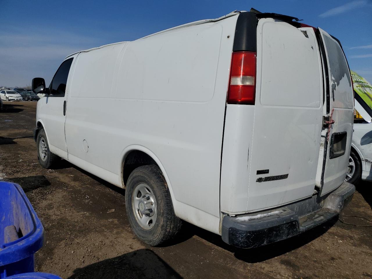 2010 Chevrolet Express VIN 1GCZGFBA1A1159410 Copart auction photo, side damage thumbnail 2