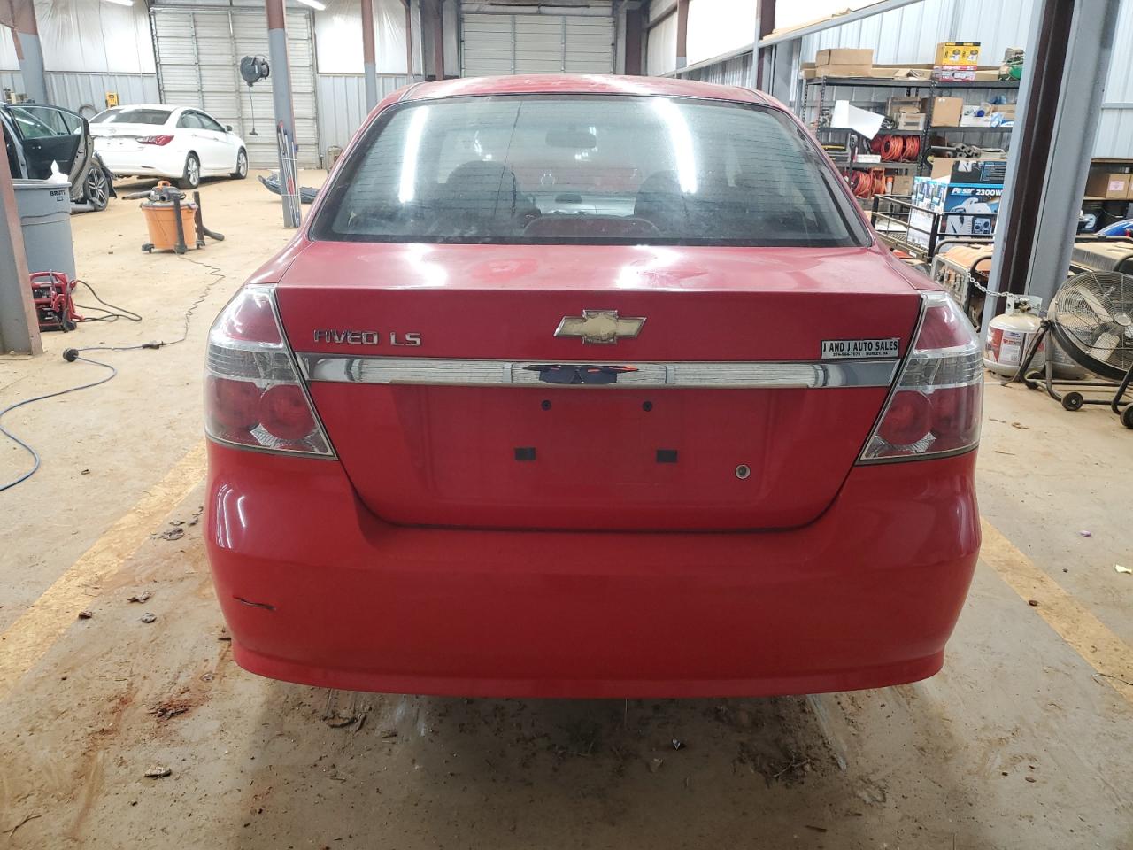 2007 Chevrolet Aveo VIN KL1TD566X7B168714 Copart auction photo, water/flood / front end damage thumbnail 6
