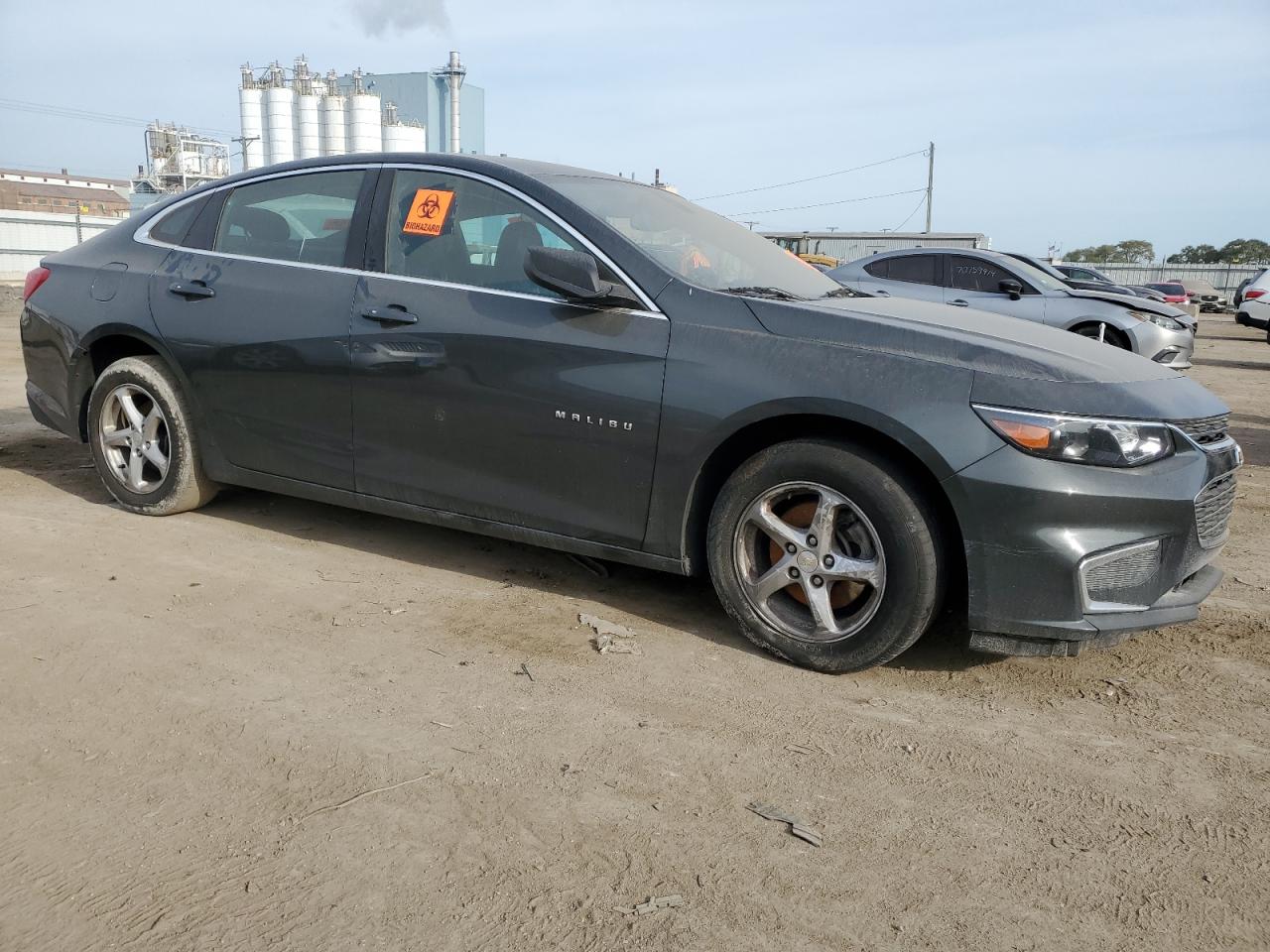 2017 Chevrolet Malibu VIN 1G1ZB5ST1HF264710 Copart auction photo, all over damage thumbnail 4