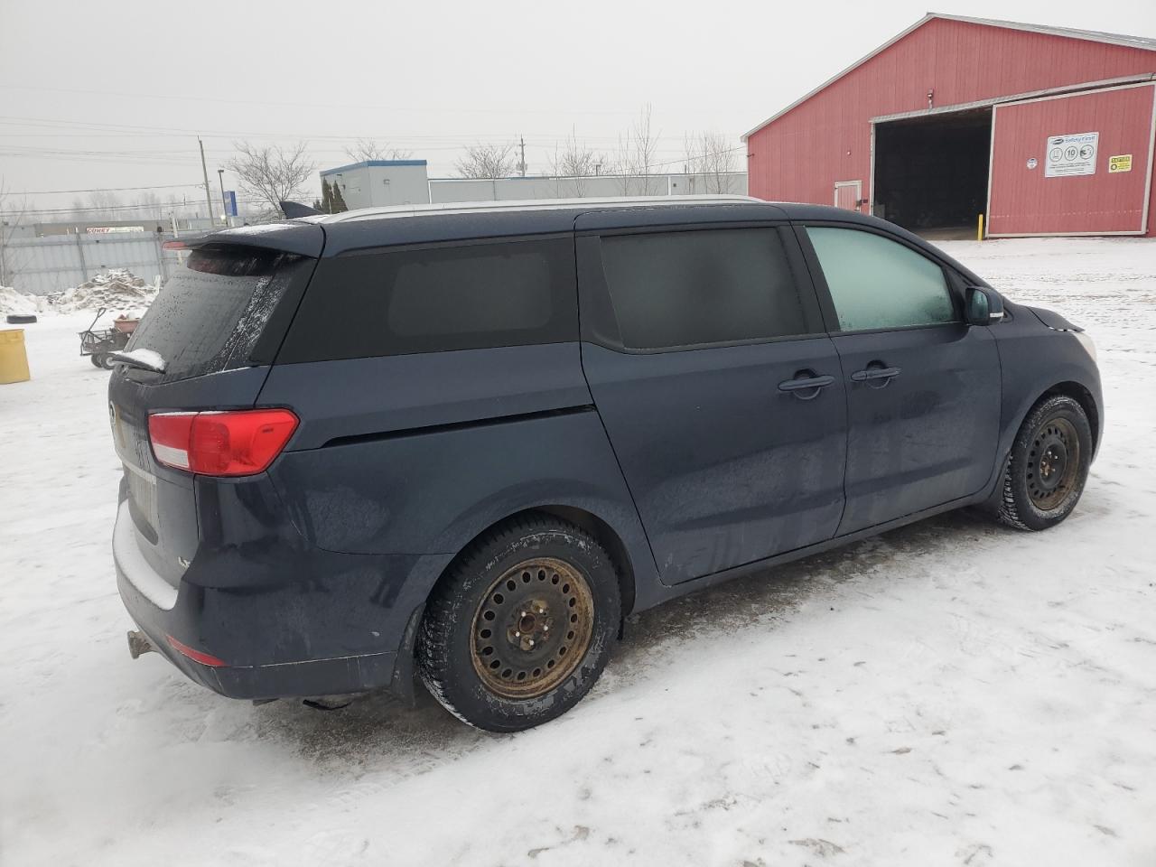 2016 KIA Sedona VIN KNDMB5C17G6222619 Copart auction photo, front end damage thumbnail 3