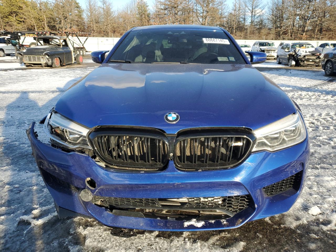 2018 BMW M5 VIN WBSJF0C51JB282030 Copart auction photo, front end / minor dent/scratches damage thumbnail 5
