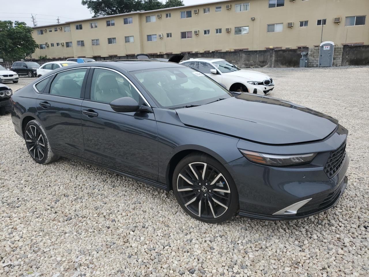 2023 Honda Accord VIN 1HGCY2F86PA068338 Copart auction photo, front end damage thumbnail 4