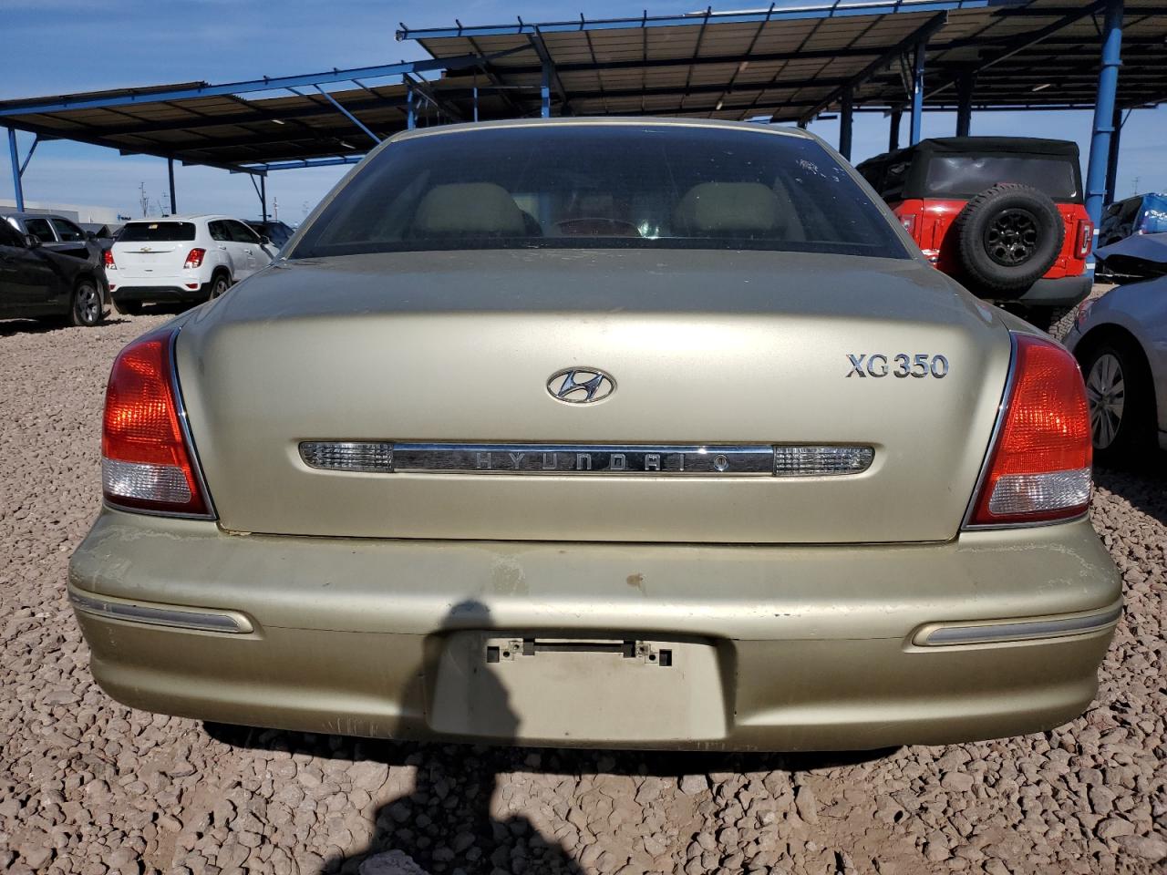 2003 Hyundai Grandeur VIN KMHFU45E63A259614 Copart auction photo, front end damage thumbnail 6