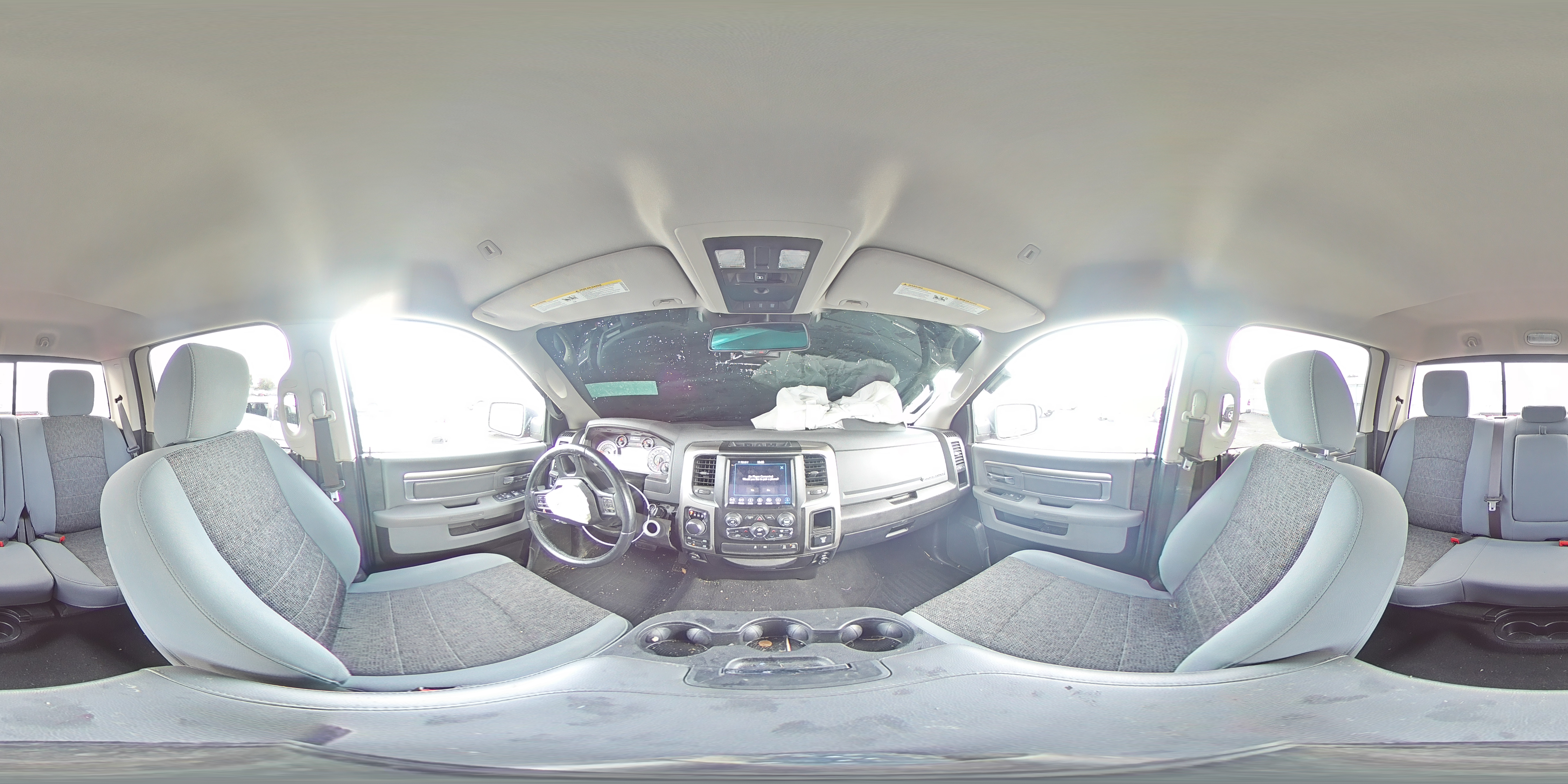 2019 RAM 1500 VIN 1C6RR7LT5KS551907 Copart auction photo, front end damage thumbnail 12