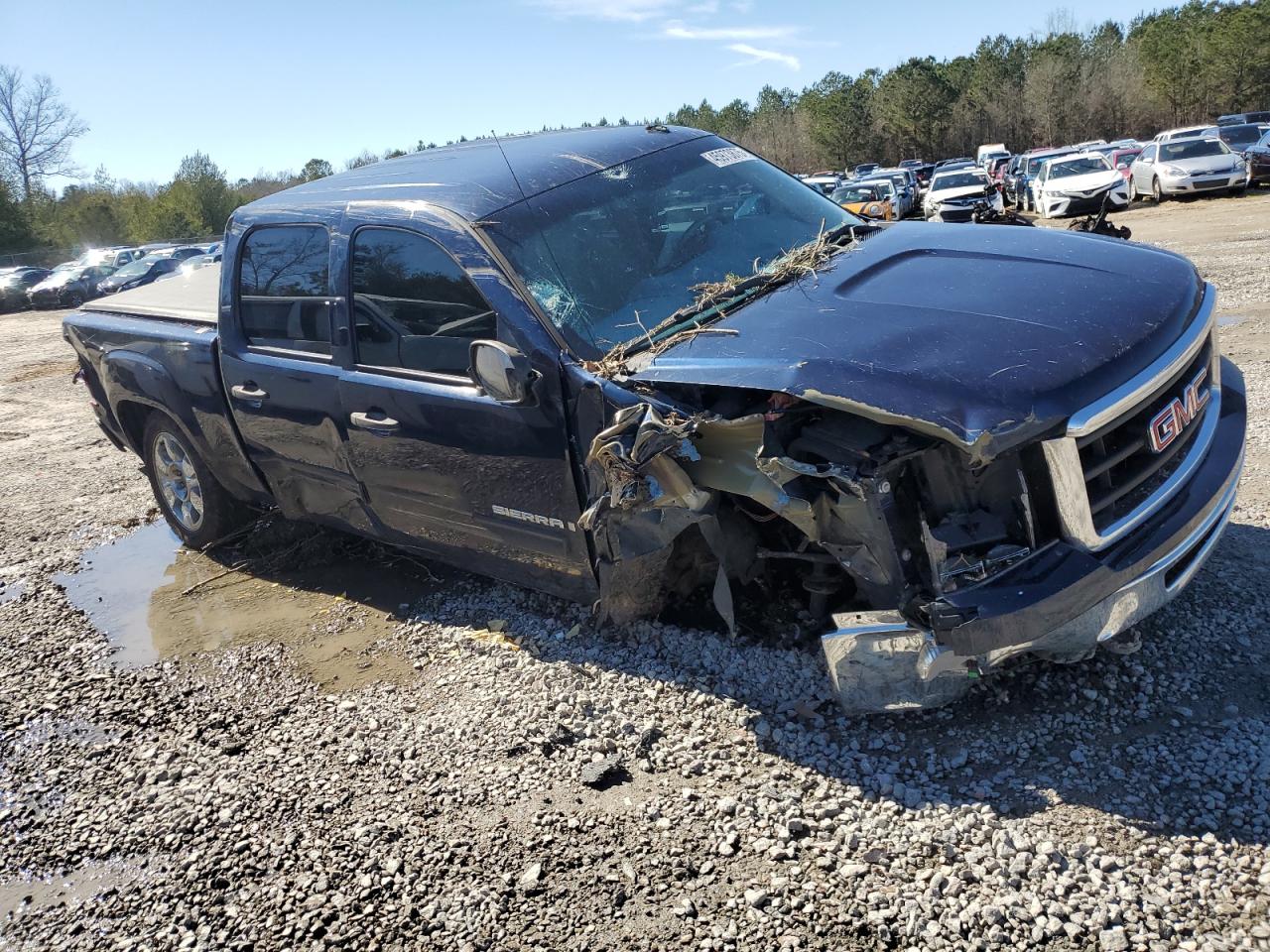 2009 GMC Sierra VIN 3GTEC230X9G196297 Copart auction photo, all over damage thumbnail 4