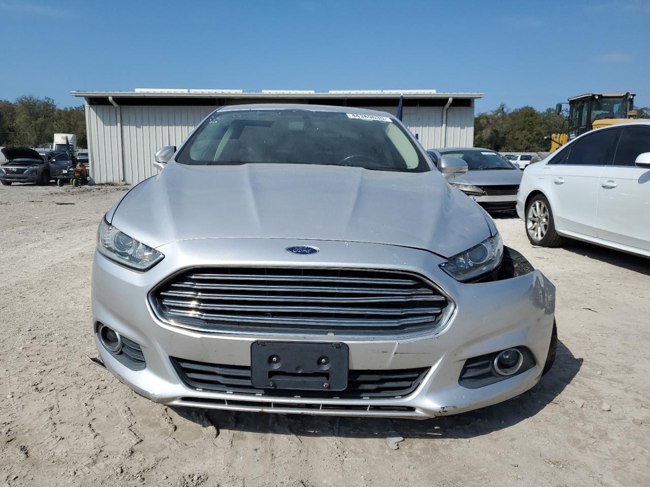 2013 Ford Fusion VIN 3FA6P0LU7DR188533 Copart auction photo, front end / side damage thumbnail 5