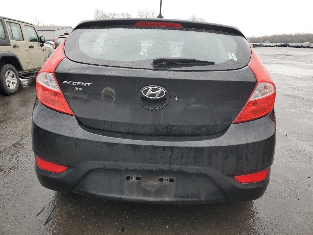 2014 Hyundai Accent VIN KMHCT5AE0EU172228 Copart auction photo, front end damage thumbnail 6