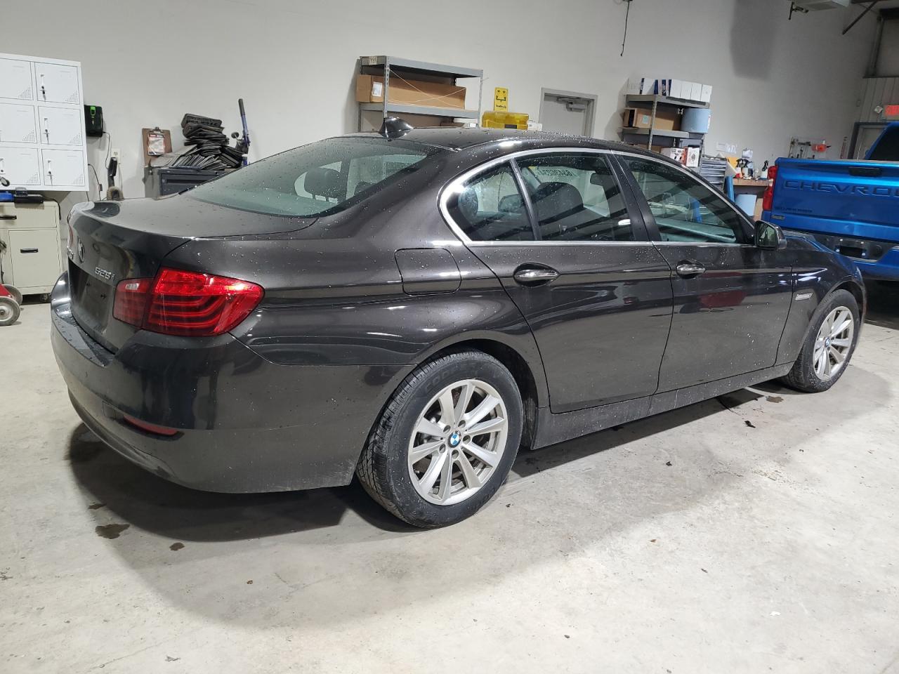 2014 BMW 5er VIN WBA5A7C53ED615464 Copart auction photo, front end damage thumbnail 3