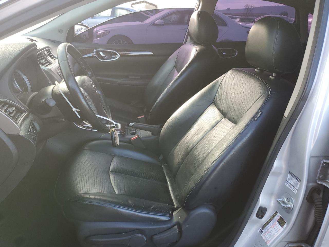 2014 Nissan Sentra VIN 3N1AB7APXEY202119 Copart auction photo, front end / top/roof damage thumbnail 7