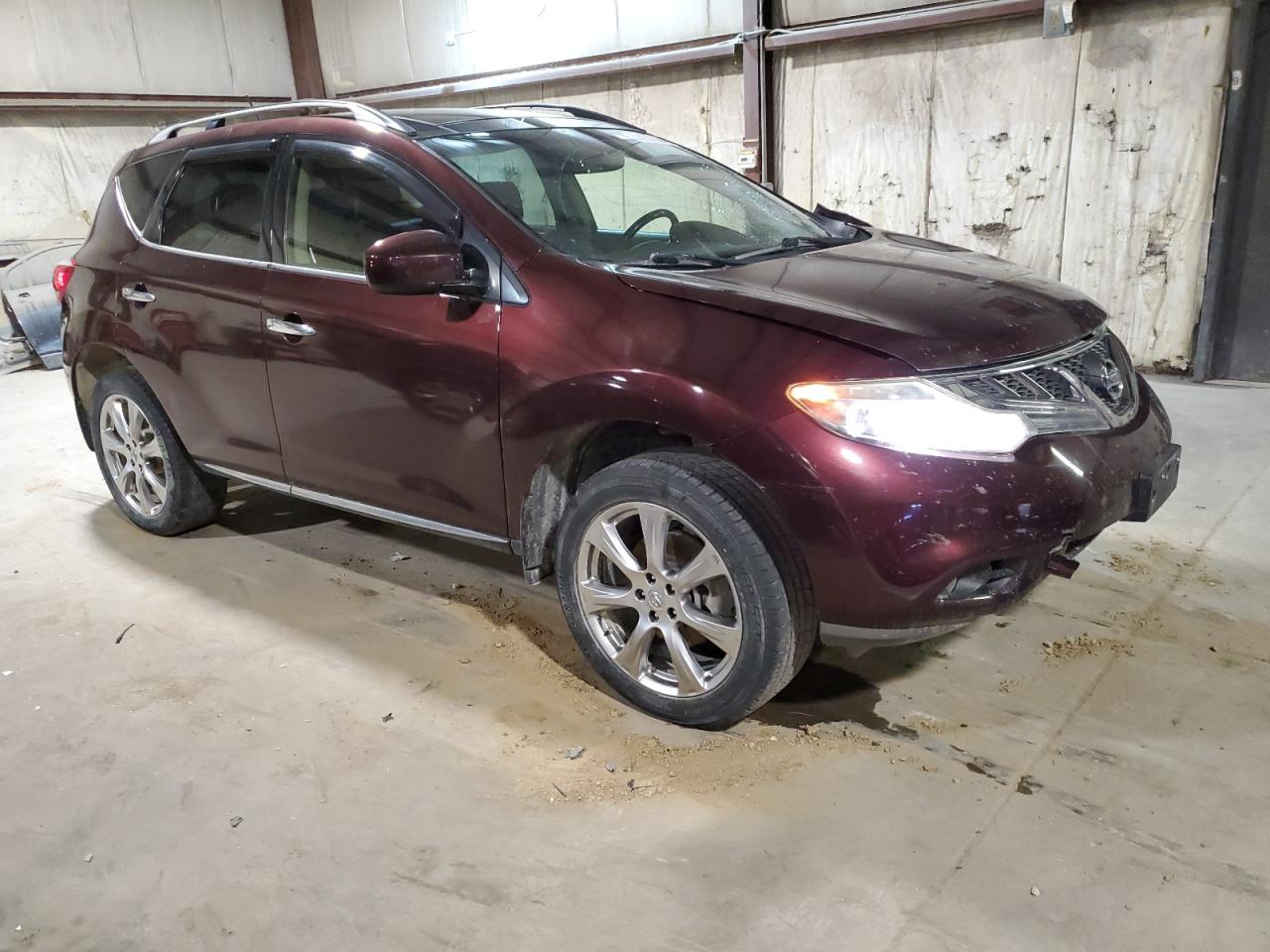 2014 Nissan Murano VIN JN8AZ1MW9EW502349 Copart auction photo, front end / minor dent/scratches damage thumbnail 4