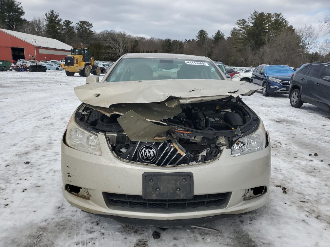 2013 Buick LaCrosse VIN 1G4GA5ER7DF262869 Copart auction photo, front end / side damage thumbnail 5