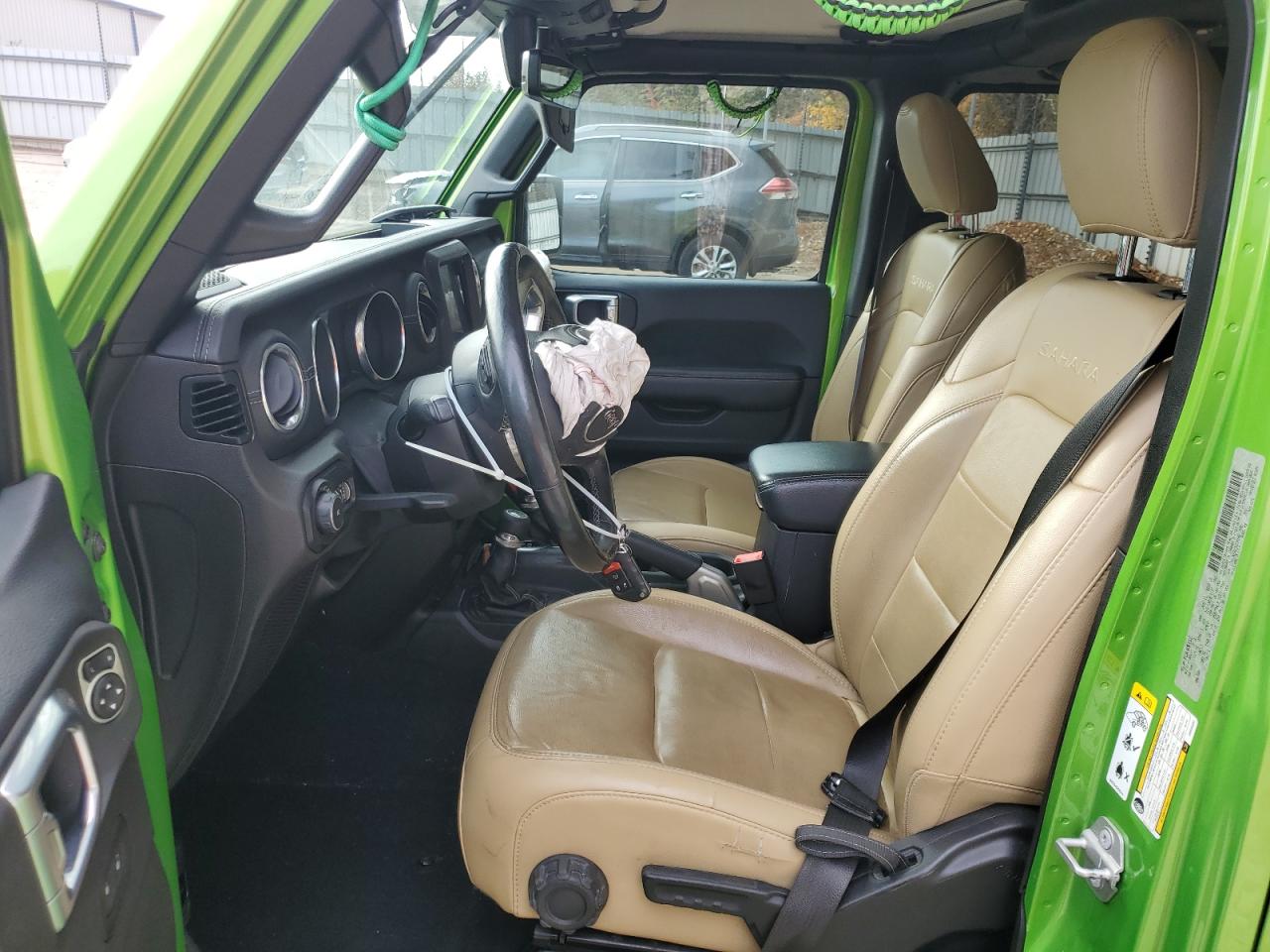 2018 Jeep Wrangler VIN 1C4HJXEG2JW324502 Copart auction photo, front end damage thumbnail 7