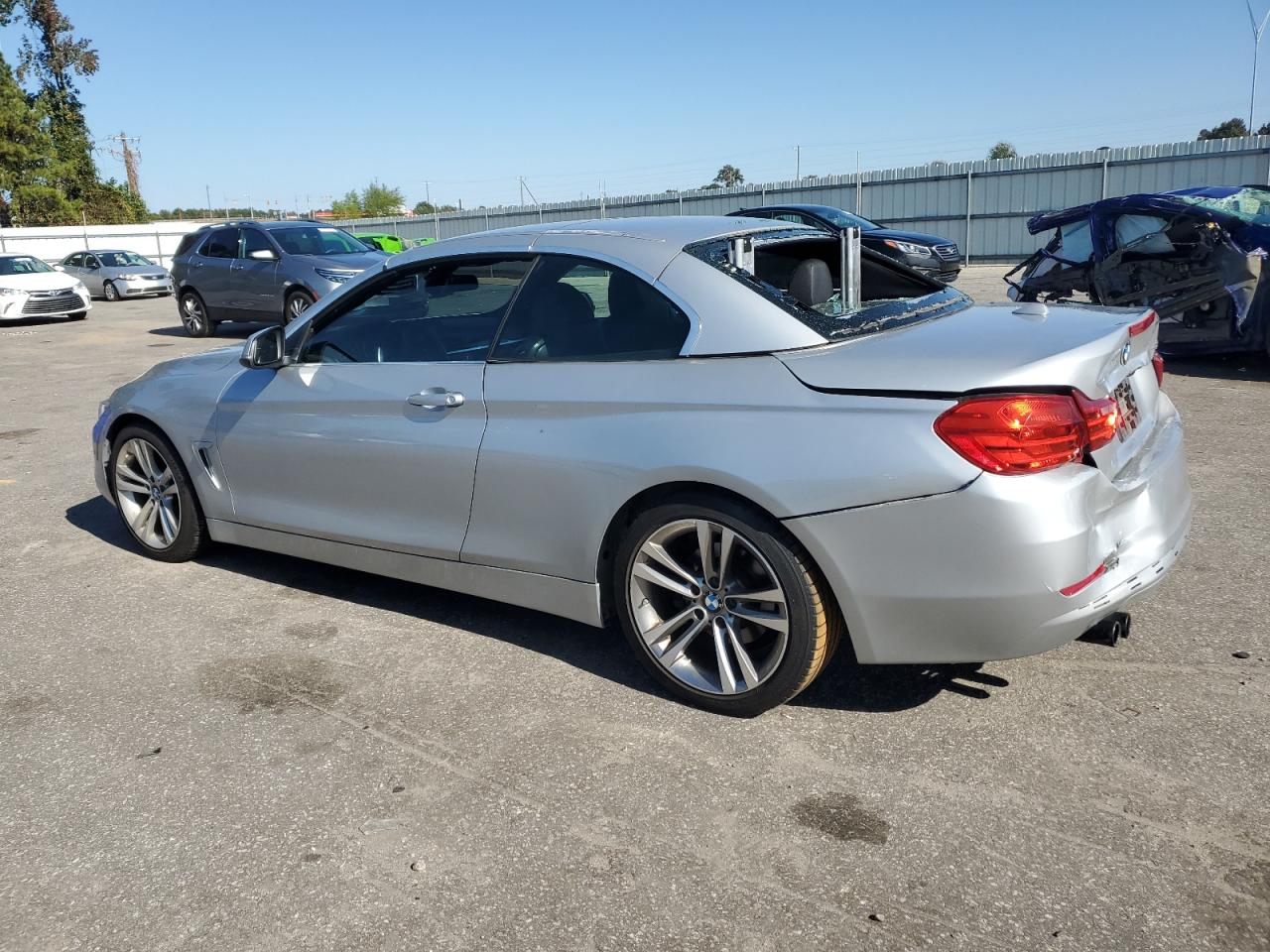 2016 BMW 4er VIN WBA3V7C52G5A25624 Copart auction photo, rear end damage thumbnail 2