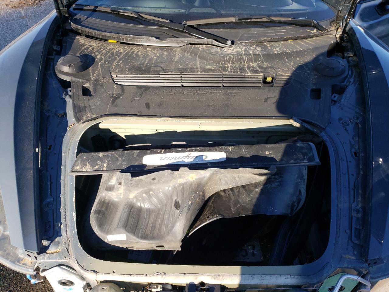 2018 Porsche Cayman VIN WP0AA2A86JK261219 Copart auction photo, front end / side damage thumbnail 11