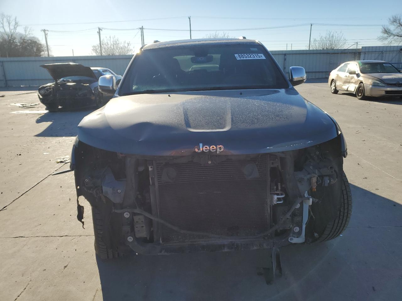 2017 Jeep Grand Cherokee VIN 1C4RJEBG5HC614564 Copart auction photo, front end damage thumbnail 5
