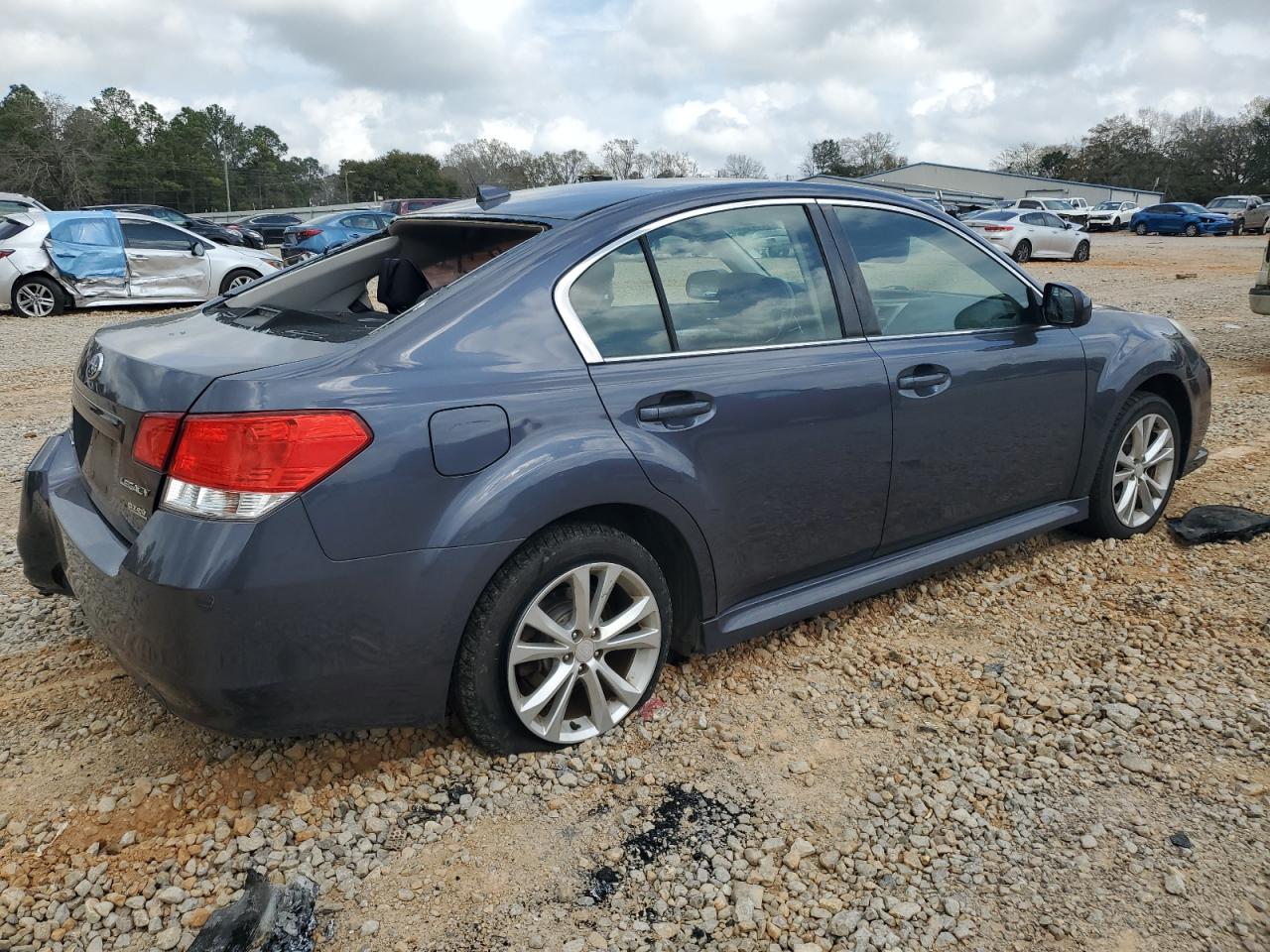 2014 Subaru Legacy VIN 4S3BMBC64E3035297 Copart auction photo, side / rear end damage thumbnail 3