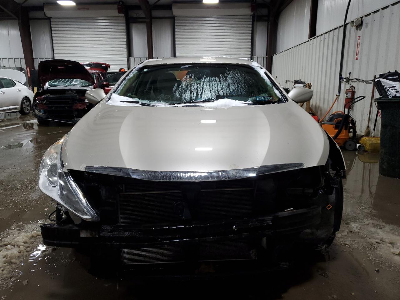 2012 Hyundai Sonata VIN 5NPEB4ACXCH322104 Copart auction photo, front end / side damage thumbnail 5