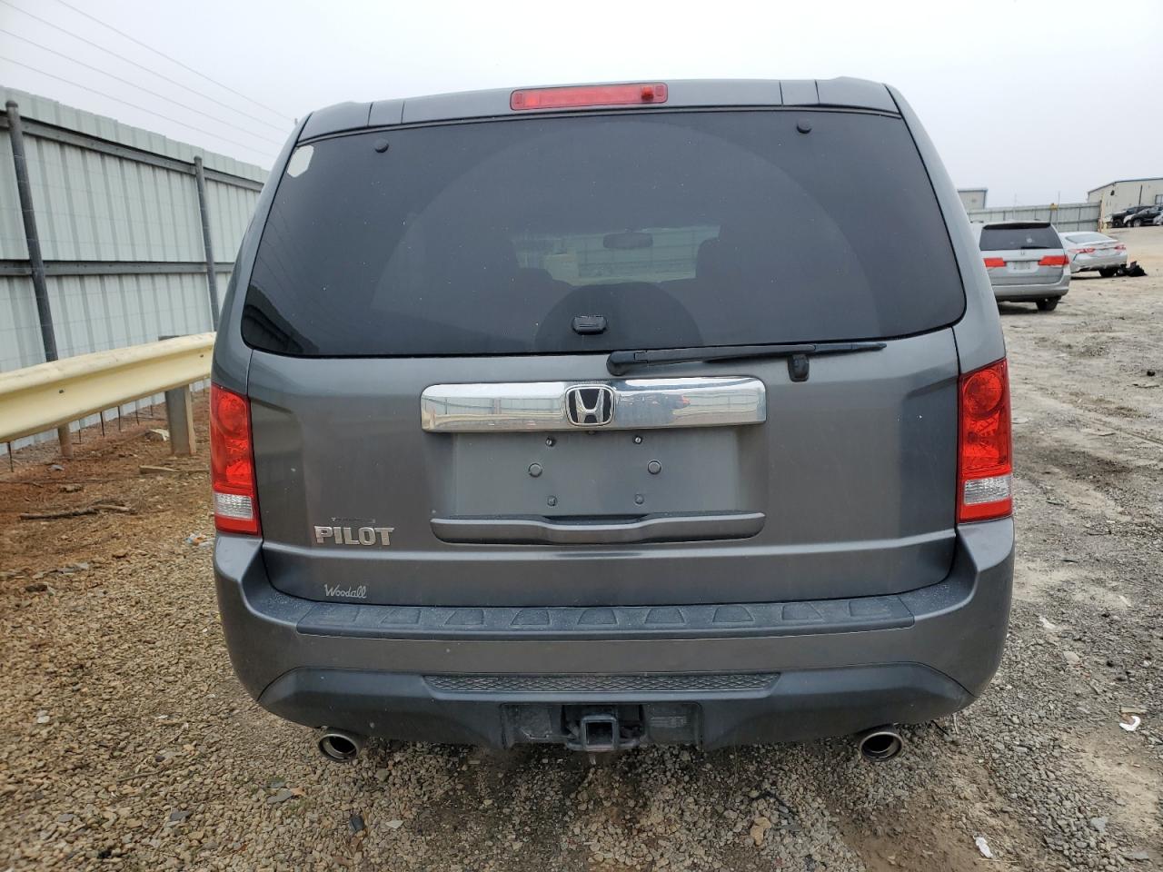 2012 Honda Pilot VIN 5FNYF3H57CB026233 Copart auction photo, front end / side damage thumbnail 6