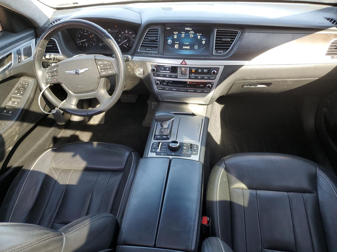 2018 Genesis G80 VIN KMHGN4JFXJU228703 Copart auction photo, undercarriage damage thumbnail 8