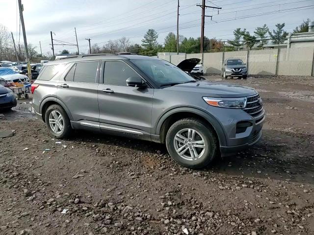 2021 Ford Explorer VIN 1FMSK8DH4MGB75829 Copart auction photo, side / rear end damage thumbnail 11