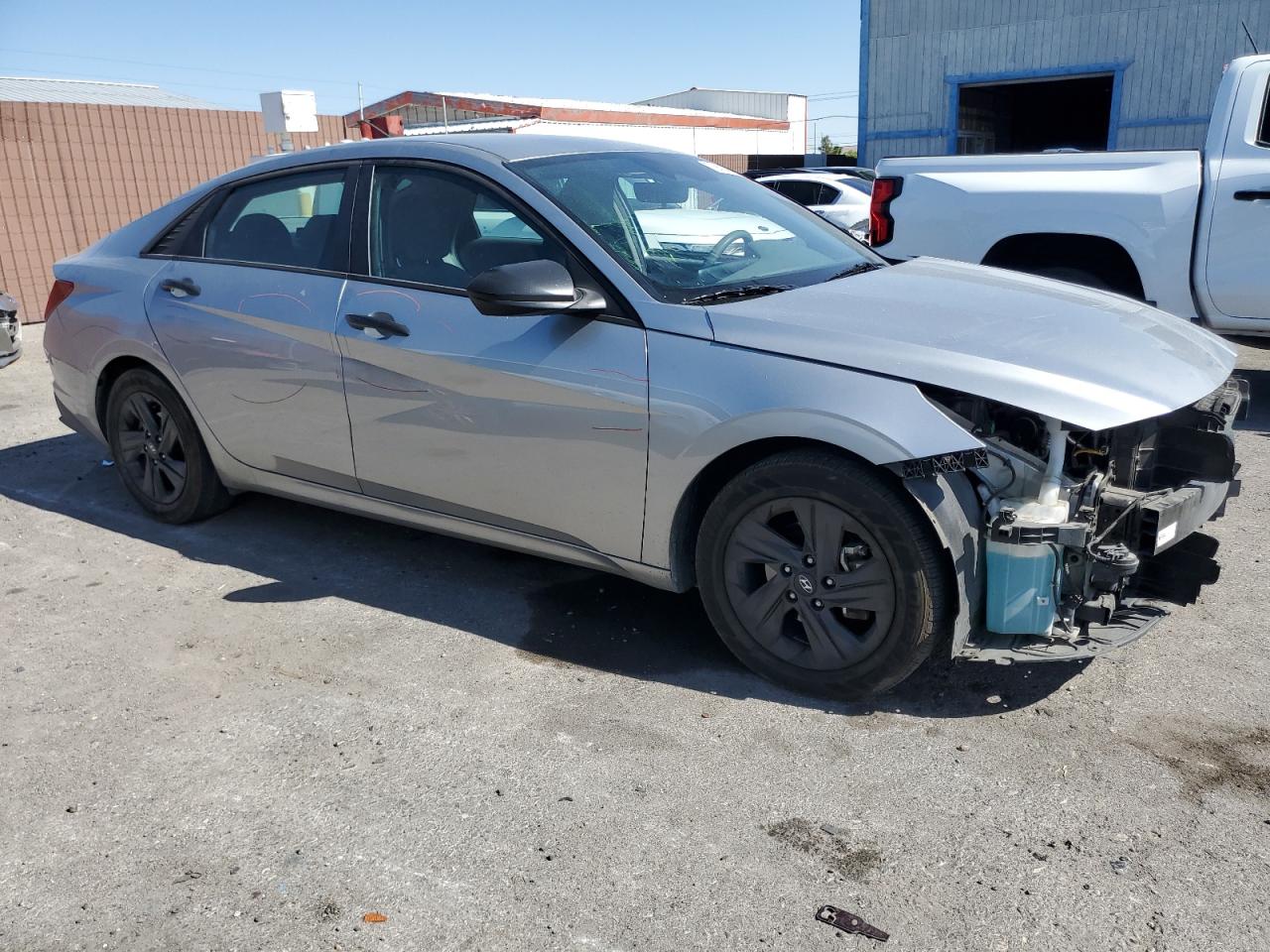 2021 Hyundai Elantra VIN 5NPLM4AGXMH011911 Copart auction photo, front end damage thumbnail 4