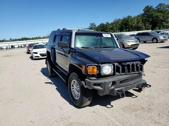 2007 Hummer H3 VIN 5GTDN13E278152219 Copart auction photo, front end / side damage thumbnail 12