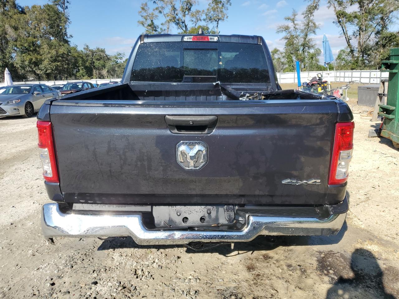 2019 RAM 1500 VIN 1C6SRFGT1KN625800 Copart auction photo, all over damage thumbnail 6