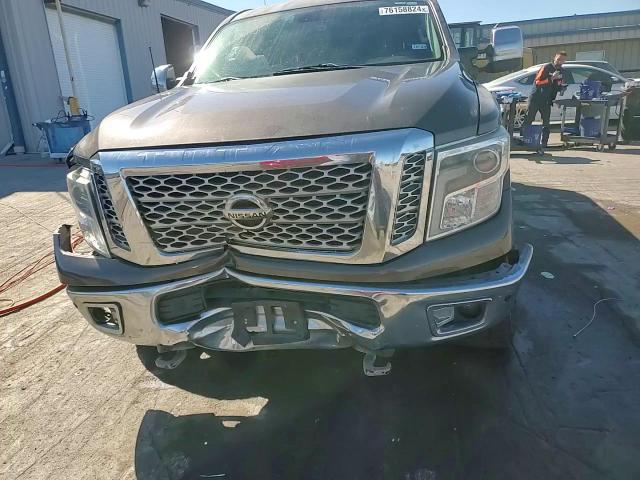 2017 Nissan Titan VIN 1N6BA1F27HN547900 Copart auction photo, front end / side damage thumbnail 14